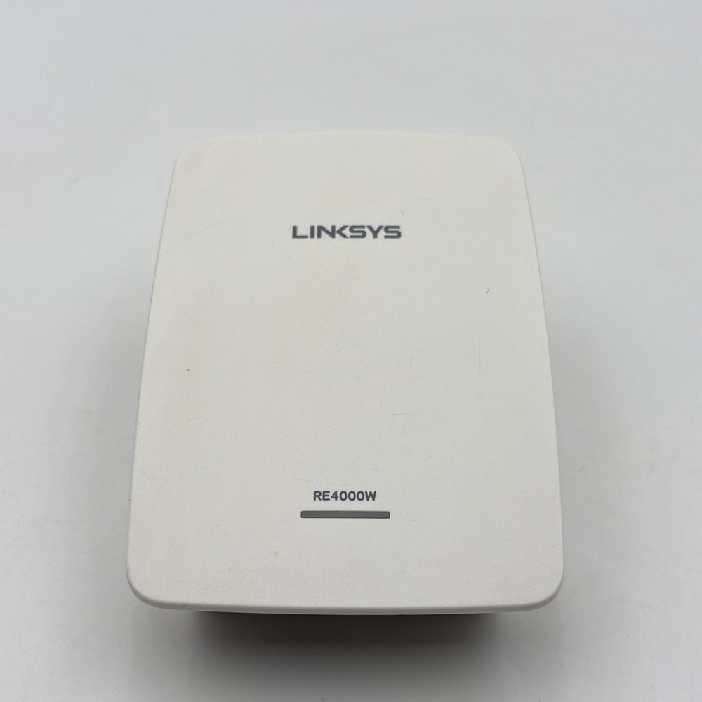 Linksys RE4000W Single Band 2.4GHz WiFi Range Extender N300 White Tested
